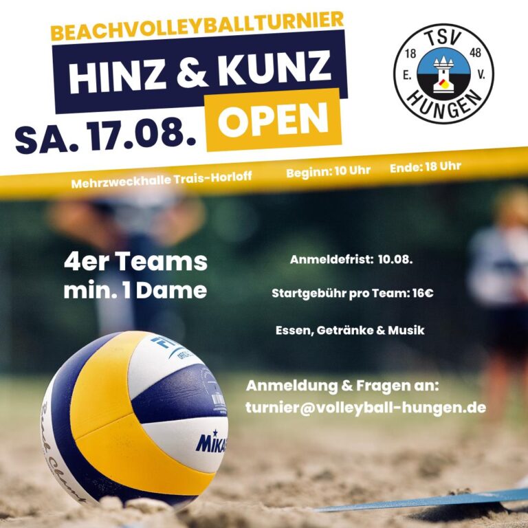 Beachvolleyball-Turnier für Jedermann